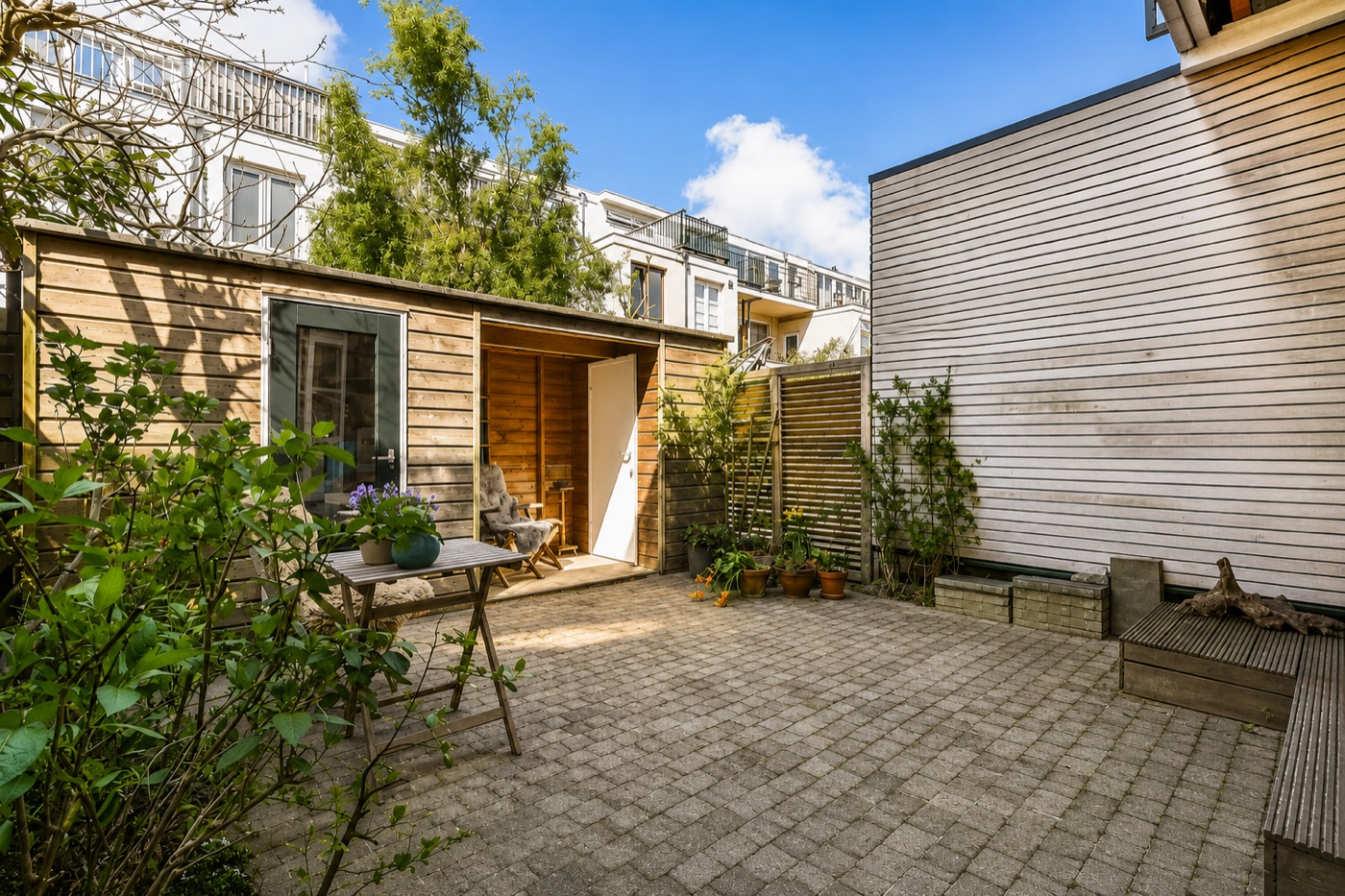 De tuin na de opknapbeurt